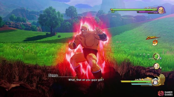 Nappa has super armor when he&rsquo;s powered up