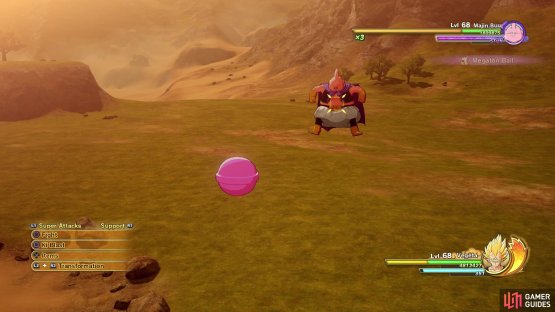 If you get hit with it, Candy Beam turns you into a defenseless piece of candy