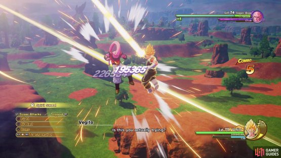 Spirit Sword is a melee attack that hits more if the first hit connects