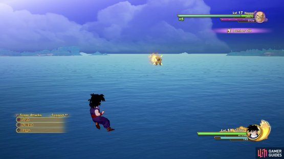 Nappa seems to have only a few of his skills
