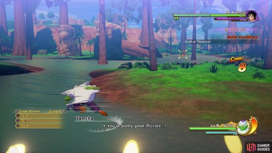 Yamcha&rsquo;s Spirit Ball will track you a little bit