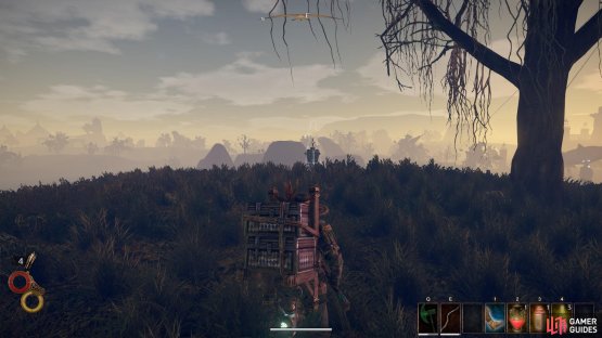 The third apparition can be found at the edge of a cliff, waiting by a memorial stone.