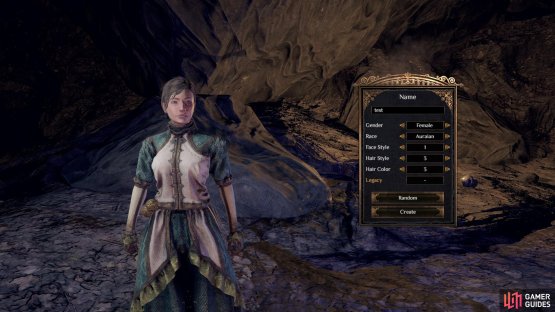 At the character creation screen, select &lsquo;Legacy&rsquo; to choose which character to inherit from.