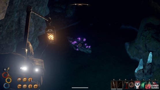 When you reach the last rock face before hitting the pool area, initiate the fight with a powerful ranged attack on the bug.