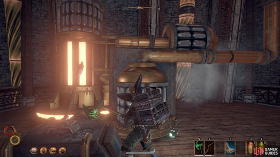 After you&rsquo;ve pulled the second lever, pull the third on the main platform.