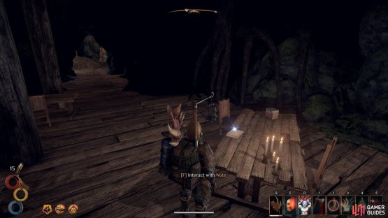 The third note within the Dead Roots dungeon, found on a table near the location of the Marsh Captain.