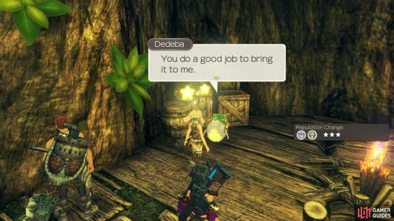 You&rsquo;ll finally be able to complete the A Gift Quest you picked up in Satorl Marsh