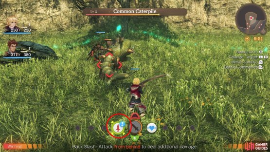 the UI will let you know when you&rsquo;re in the correct position for certain Arts.