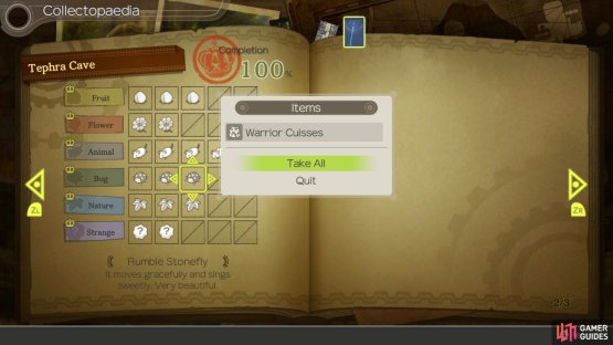 be sure to complete the Collectopaedia here before moving on.