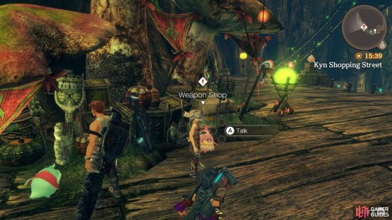followed by the Weapon Shop to gather Riki&rsquo;s equipment.