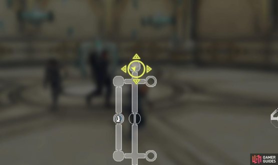 the location of the pendant on the map.