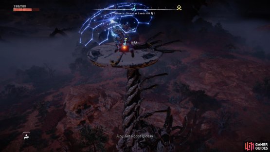 Each Tallneck is different, but the goal is mostly the same - get atop the large dish-like head,