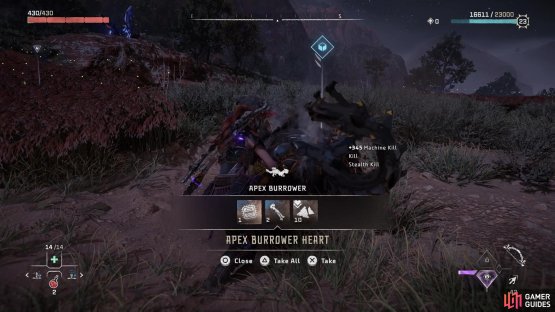 Apex machines will drop hearts, which are needed to upgrade stuff