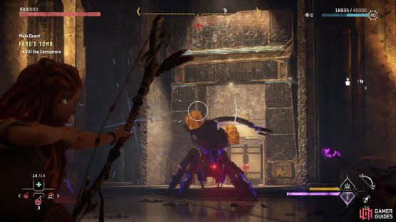 You should remove the two canister-like objects, as they control some ranged attacks