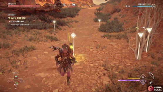 Placing traps on the road is a good idea