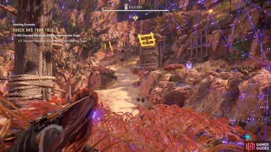 Use your Focus to identify the locations of the environmental traps