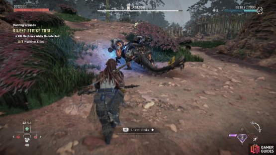 When you have done it properly, you will see the prompt to do a Silent Strike