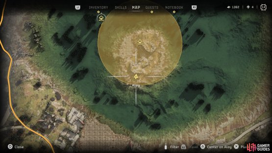 Head over to the south of the island 