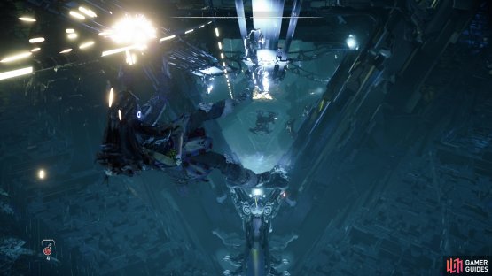 then enter the Cauldron by riding down a cable. It’s a one-way trip, however.
