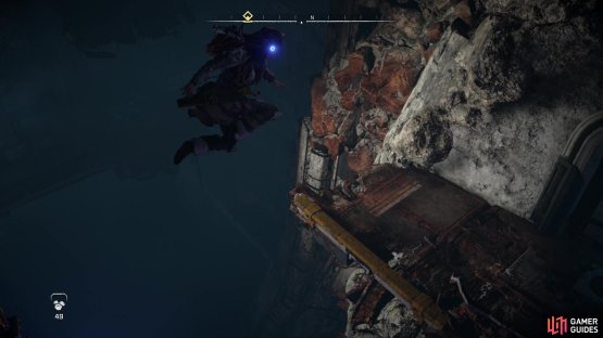 then leap backwards onto a platform to get some loot.