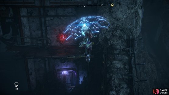 To get a final bit of bonus loot you&rsquo;ll need to grapple and glide your way across the flooded chamber to reach its southwestern corner,