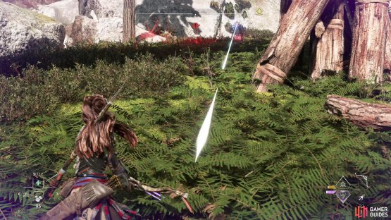 Stalkers prowl the forest around the abandoned settlement.