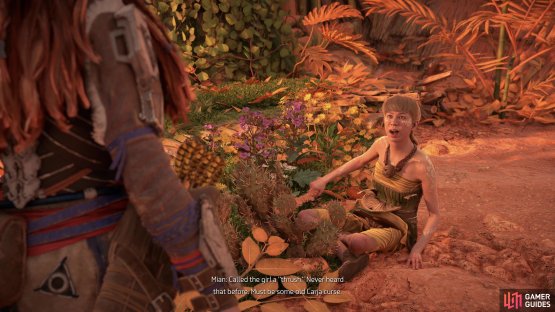 Talk to a xenophobic woman named Mian in Stone&rsquo;s Echo to start the quest,