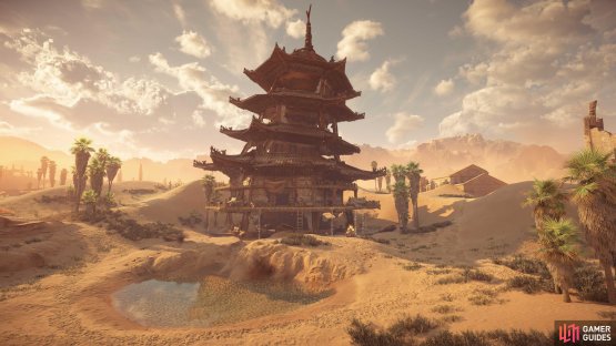 Seek out The Tower of Tears in the desert ruins of Las Vegas.