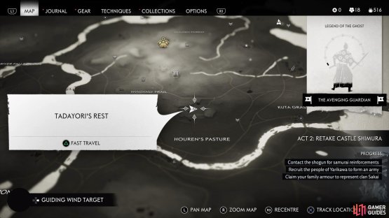 Head North of Houren&rsquo;s Pasture to find Tadayori&rsquo;s Rest