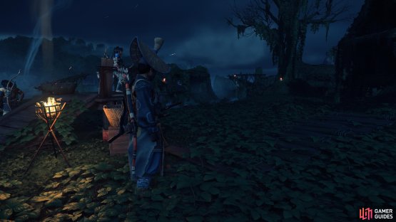 it makes use of the devastated battleground for the range.