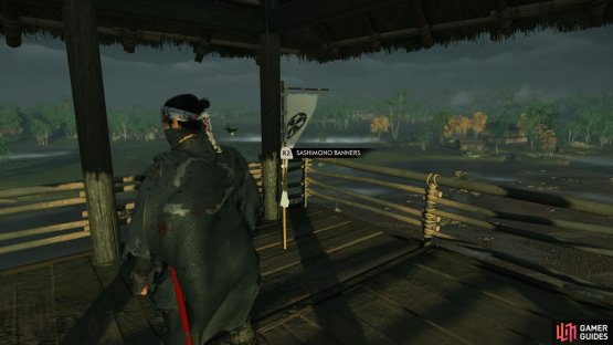  then climb up the Watchtower to find this Banner.