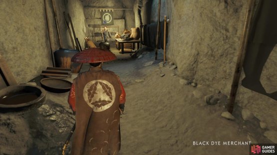where you&rsquo;ll find the Black Dye Merchant inside