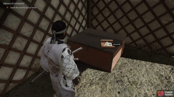 then read the two scrolls in the camp to complete the Tale. 