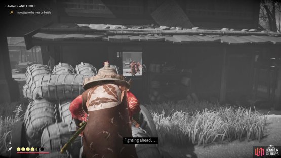 Look for the Mongols harassing someone to truly begin this mission