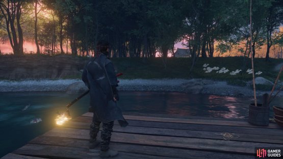  then go to the platform on the water and honour the altar to see a cool effect.