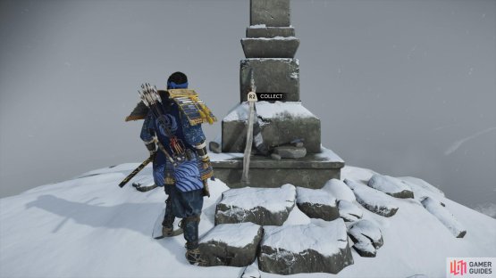 and climb up the cliff to reach this Pillar of Honour.