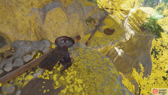 You&rsquo;ll have to jump down to continue to the shrine