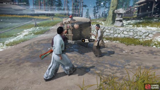 Push the button when you&rsquo;re behind the cart