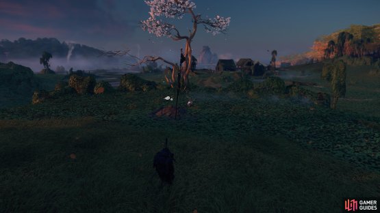the starting point overlooks the Kidafure Battleground.