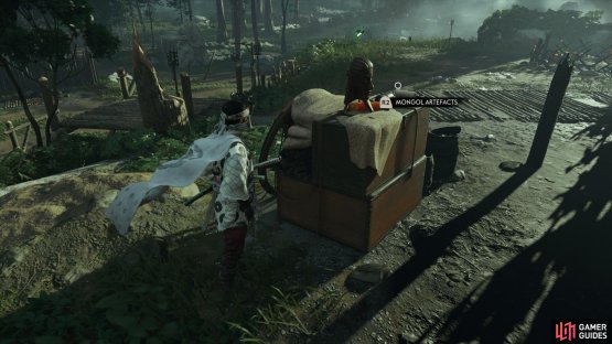 and you&rsquo;ll find the Artefact sitting on some boxes. 