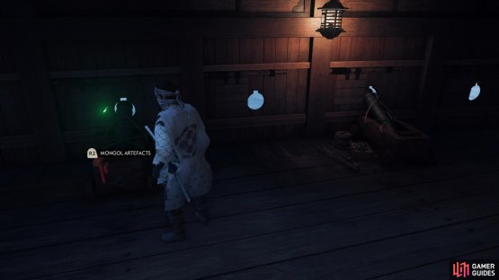 to find the Artefact sitting on a cannon inside.