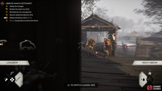 You can lure groups of Mongols onto this bridge