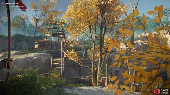 Use your Longbow from this location to deal with the archers