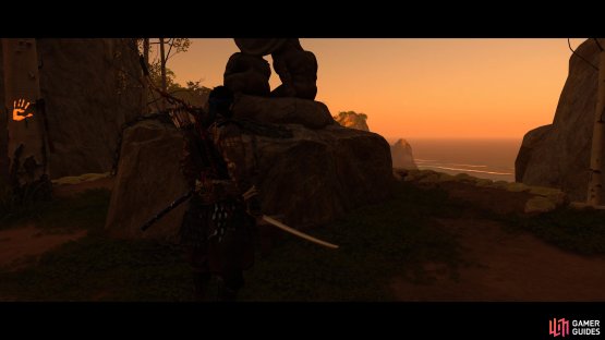 wear the Sakai Clan Armor and draw your sword to obtain the Armor.