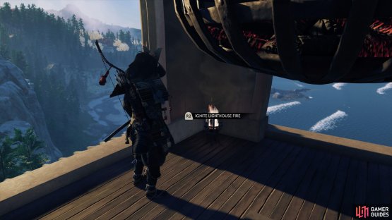 then climb to the top and ignite it.