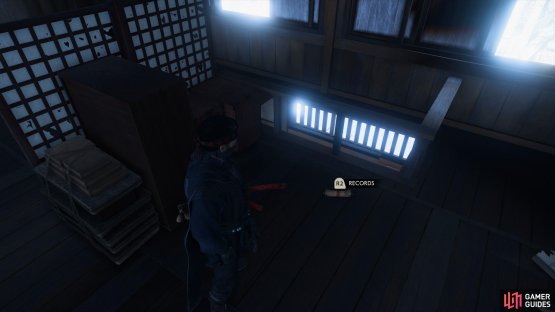 then climb to the 2F of the building on the right to find this Record.