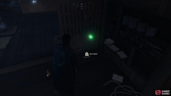 then go into the building on the left of the tree above the stairs and climb to the 2F to find this Record. 