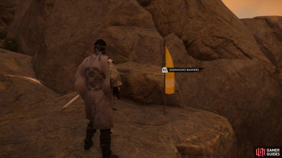  and you&rsquo;ll find the Banner up on a rock near the Waterfall. 