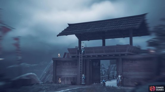 Take out the archer on top of the gate first