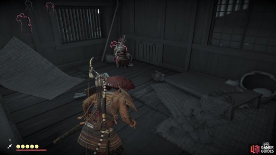 Take out this Mongol, then sneak through the opening next to him to get through the market